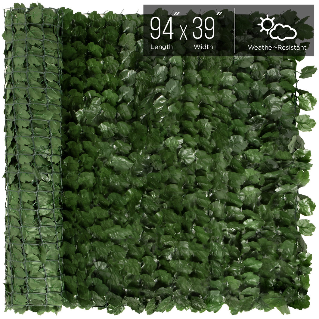 Outdoor Faux Ivy Privacy Screen Fence