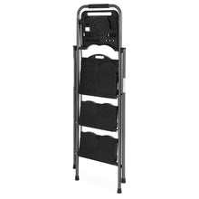 Load image into Gallery viewer, Folding Steel 3-Step Ladder w/ Hand Grip, Wide Steps, 330lbs Capacity
