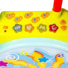 Load image into Gallery viewer, Kids Electronic Toy Drum Set w/ Sing-Along, Stool
