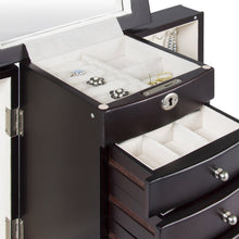 Load image into Gallery viewer, Handcrafted Wooden Jewelry Armoire
