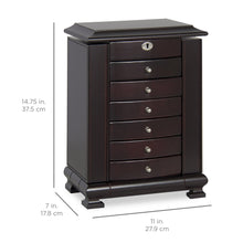 Load image into Gallery viewer, Handcrafted Wooden Jewelry Armoire
