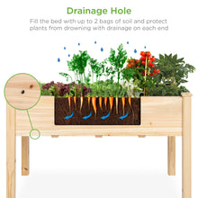 Load image into Gallery viewer, Raised Garden Bed Elevated Wood Garden Planter Stand of 48x24x30in

