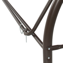 Load image into Gallery viewer, 3-Seat Outdoor Canopy Swing Glider Furniture w/ Convertible Flatbed Backrest
