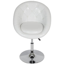 Load image into Gallery viewer, Adjustable Tufted Round Swivel Accent Chair
