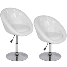 Load image into Gallery viewer, Adjustable Tufted Round Swivel Accent Chair
