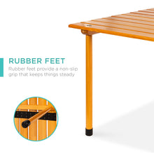Load image into Gallery viewer, Foldable Indoor Outdoor Wooden Table w/ Carrying Case - 28x28in
