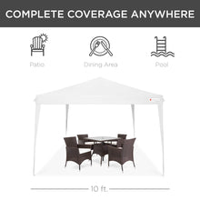 Load image into Gallery viewer, Outdoor Portable Pop Up Canopy Tent w/ Carrying Case, 10x10ft
