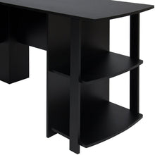 Load image into Gallery viewer, L-Shaped Corner Computer Office Desk - Black

