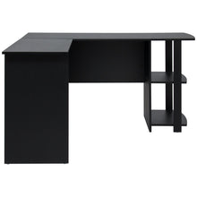 Load image into Gallery viewer, L-Shaped Corner Computer Office Desk - Black
