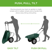 Load image into Gallery viewer, Dual-Wheel Wheelbarrow Garden Cart
