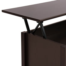 Load image into Gallery viewer, Coffee Table Furniture w/ Hidden Storage, Lift Tabletop, 2 Display Shelves
