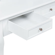 Load image into Gallery viewer, Colonial Writing Desk Station w/ 4 Drawers, 2 Cubbies, Floating Hutch
