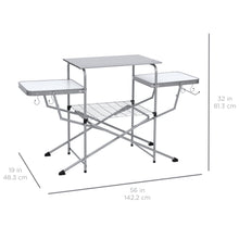 Load image into Gallery viewer, Portable Folding Grilling Table w/ Carrying Case
