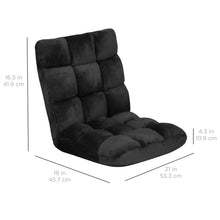 Load image into Gallery viewer, Adjustable Memory Foam Gaming Floor Chair Seat w/ 14 Positions
