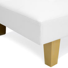 Load image into Gallery viewer, Convertible Lounge Futon Sofa Bed w/ Adjustable Back, Tufted Design
