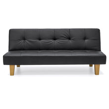 Load image into Gallery viewer, Convertible Lounge Futon Sofa Bed w/ Adjustable Back, Tufted Design
