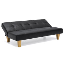 Load image into Gallery viewer, Convertible Lounge Futon Sofa Bed w/ Adjustable Back, Tufted Design
