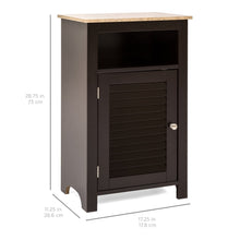 Load image into Gallery viewer, Bathroom Floor Storage Cabinet
