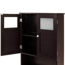 Load image into Gallery viewer, Double Door Over-the-Toilet Bathroom Storage Cabinet

