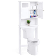 Load image into Gallery viewer, Double Door Over-the-Toilet Bathroom Storage Cabinet
