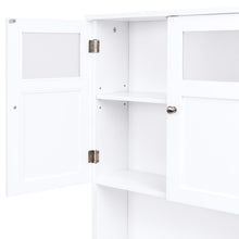 Load image into Gallery viewer, Double Door Over-the-Toilet Bathroom Storage Cabinet
