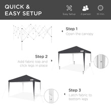 Load image into Gallery viewer, Outdoor Portable Pop Up Canopy Tent w/ Carrying Case, 10x10ft
