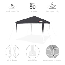 Load image into Gallery viewer, Outdoor Portable Pop Up Canopy Tent w/ Carrying Case, 10x10ft
