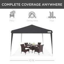 Load image into Gallery viewer, Outdoor Portable Pop Up Canopy Tent w/ Carrying Case, 10x10ft
