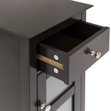 Load image into Gallery viewer, Bathroom Storage Floor Cabinet w/ 3 Shelves, Tempered Glass Double Doors
