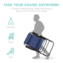 Load image into Gallery viewer, Foldable Zero Gravity Patio Rocking Lounge Chair
