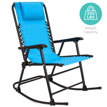 Load image into Gallery viewer, Foldable Zero Gravity Patio Rocking Lounge Chair
