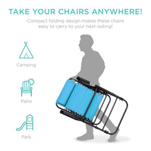 Load image into Gallery viewer, Foldable Zero Gravity Patio Rocking Lounge Chair
