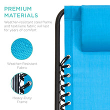 Load image into Gallery viewer, Foldable Zero Gravity Patio Rocking Lounge Chair
