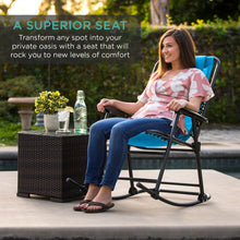 Load image into Gallery viewer, Foldable Zero Gravity Patio Rocking Lounge Chair
