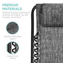 Load image into Gallery viewer, Foldable Zero Gravity Patio Rocking Lounge Chair
