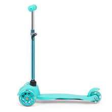 Load image into Gallery viewer, Kids Mini Kick Scooter Toy w/ Colorful Light-Up Wheels, Adjustable T-Bar
