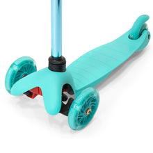 Load image into Gallery viewer, Kids Mini Kick Scooter Toy w/ Colorful Light-Up Wheels, Adjustable T-Bar

