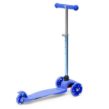 Load image into Gallery viewer, Kids Mini Kick Scooter Toy w/ Colorful Light-Up Wheels, Adjustable T-Bar
