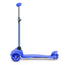 Load image into Gallery viewer, Kids Mini Kick Scooter Toy w/ Colorful Light-Up Wheels, Adjustable T-Bar
