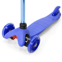 Load image into Gallery viewer, Kids Mini Kick Scooter Toy w/ Colorful Light-Up Wheels, Adjustable T-Bar
