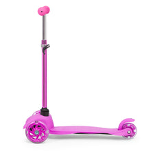 Load image into Gallery viewer, Kids Mini Kick Scooter Toy w/ Colorful Light-Up Wheels, Adjustable T-Bar
