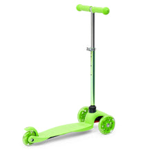Load image into Gallery viewer, Kids Mini Kick Scooter Toy w/ Colorful Light-Up Wheels, Adjustable T-Bar
