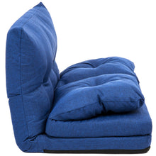Load image into Gallery viewer, Linen Folding Lounge Futon Gaming Couch Chair
