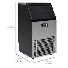 Load image into Gallery viewer, Portable Built-In Stainless Steel Commercial Ice Maker
