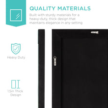 Load image into Gallery viewer, Modern Decorative Rectangular Frameless Wall Mirror - 36x24in
