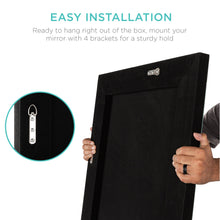 Load image into Gallery viewer, Modern Decorative Rectangular Frameless Wall Mirror - 36x24in
