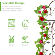 Load image into Gallery viewer, Iron Arched Garden Trellis
