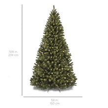 Load image into Gallery viewer, Pre-Lit Artificial Spruce Christmas Tree w/ Incandescent Lights
