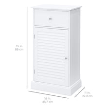 Load image into Gallery viewer, Bathroom Floor Storage Cabinet for Linens and Toiletries

