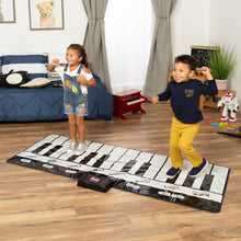 Load image into Gallery viewer, Giant Piano Keyboard Playmat w/ 8 Instrument Settings - Black/White
